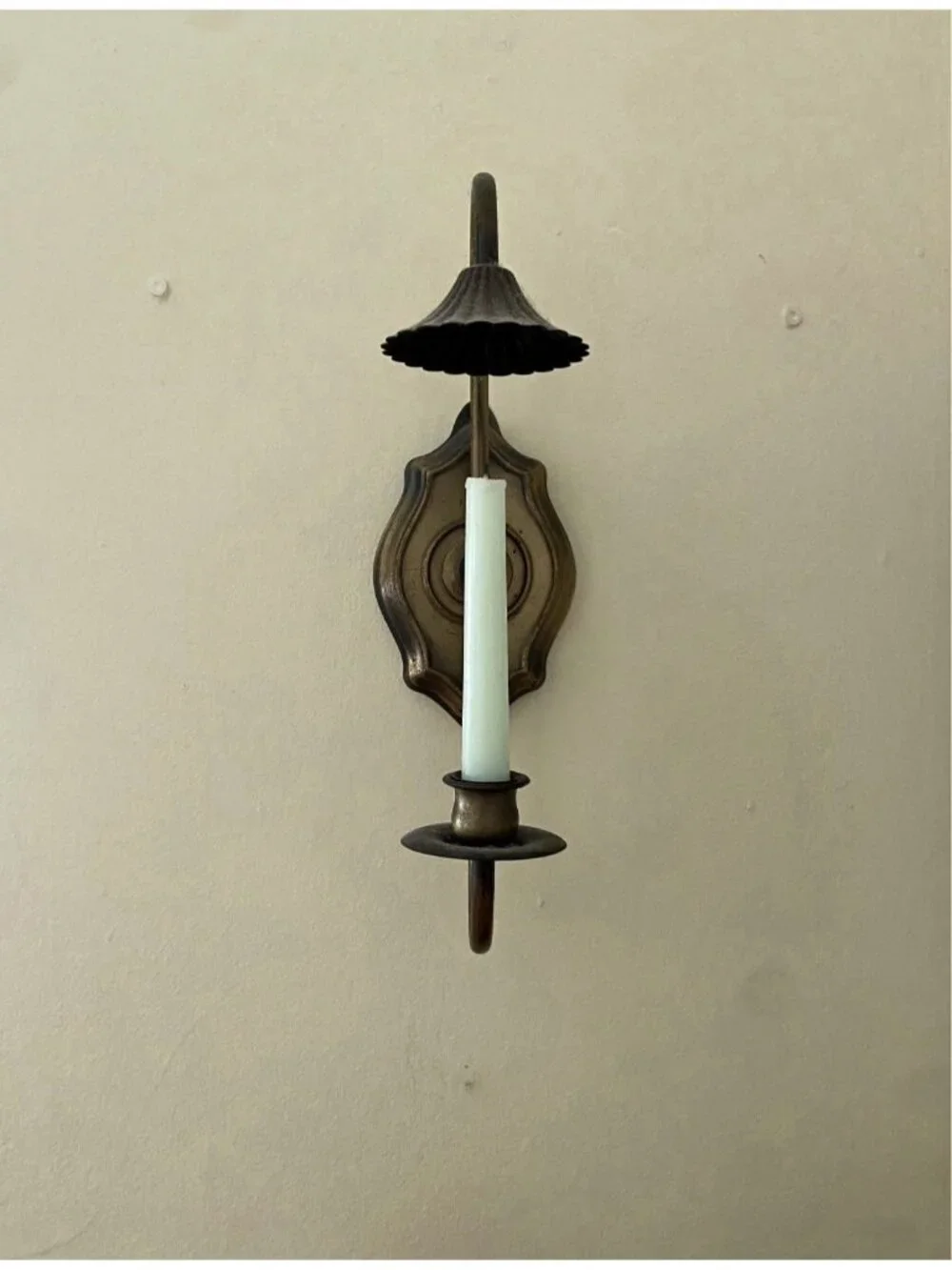 Sconce Pair Vintage Homeco Brass Mid Century Wall Mount Set Of 2 Size 14